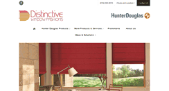 Desktop Screenshot of distinctivewindowfashions.com